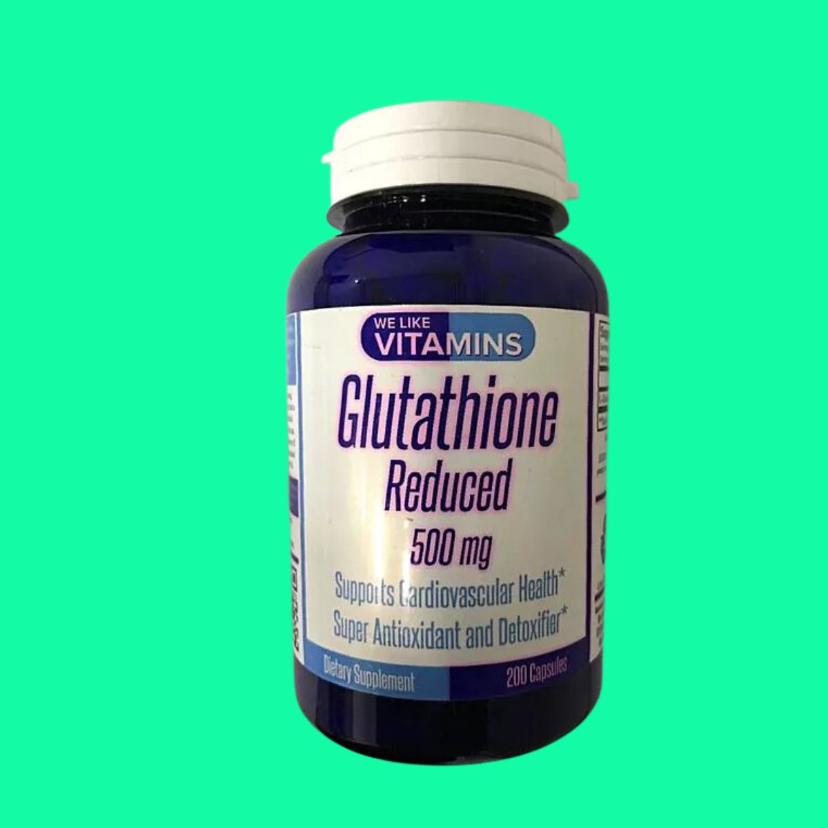 We Like Vitamins Glutathione Reduced 500mg (2) We Like Vitamins Glutathione Reduced 500mg