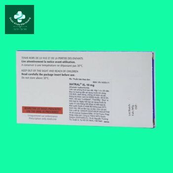Xatral Xl 10mg 10 Thuốc Xatral Xl 10mg