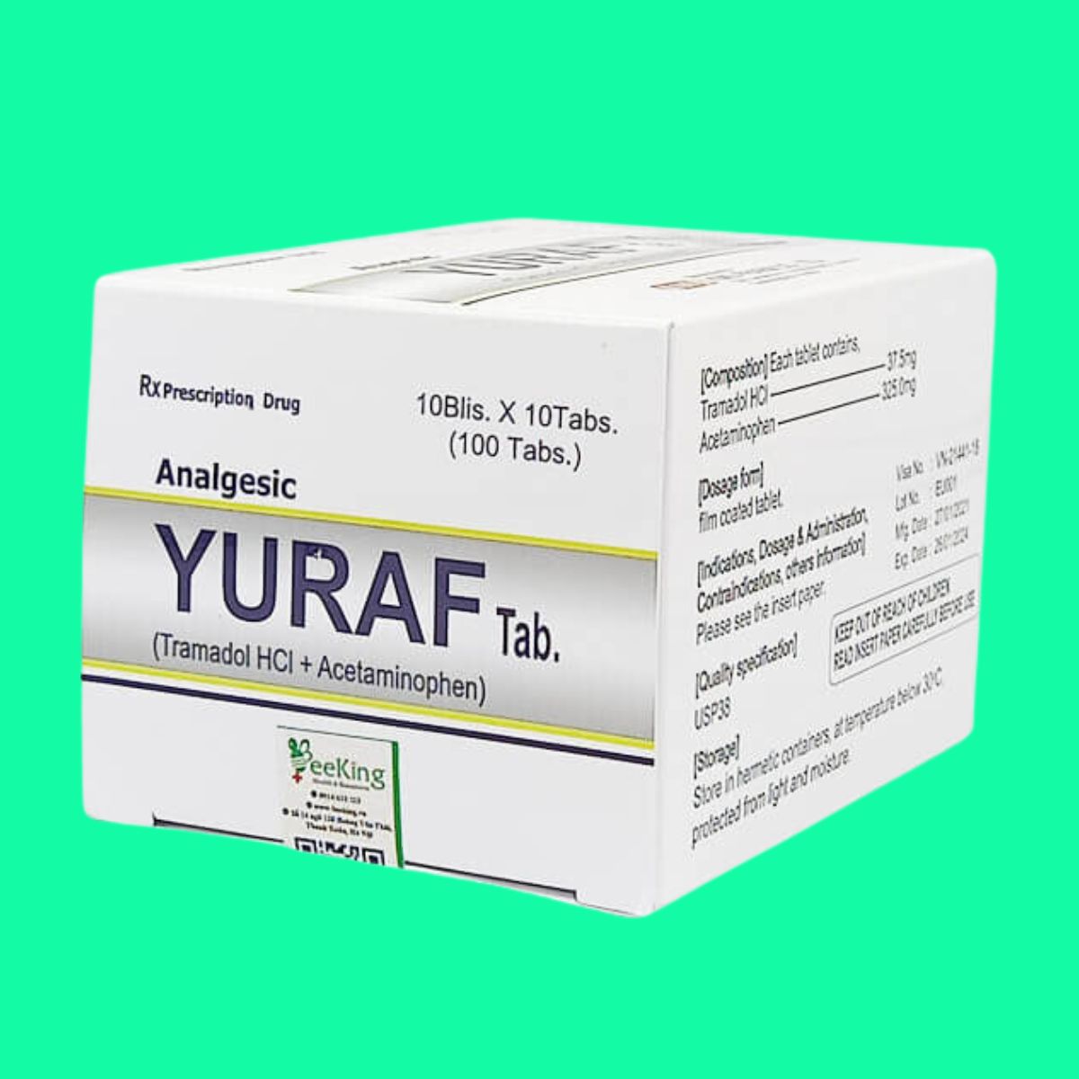 Yuraf tab (5) Yuraf tab giảm đau, hạ sốt