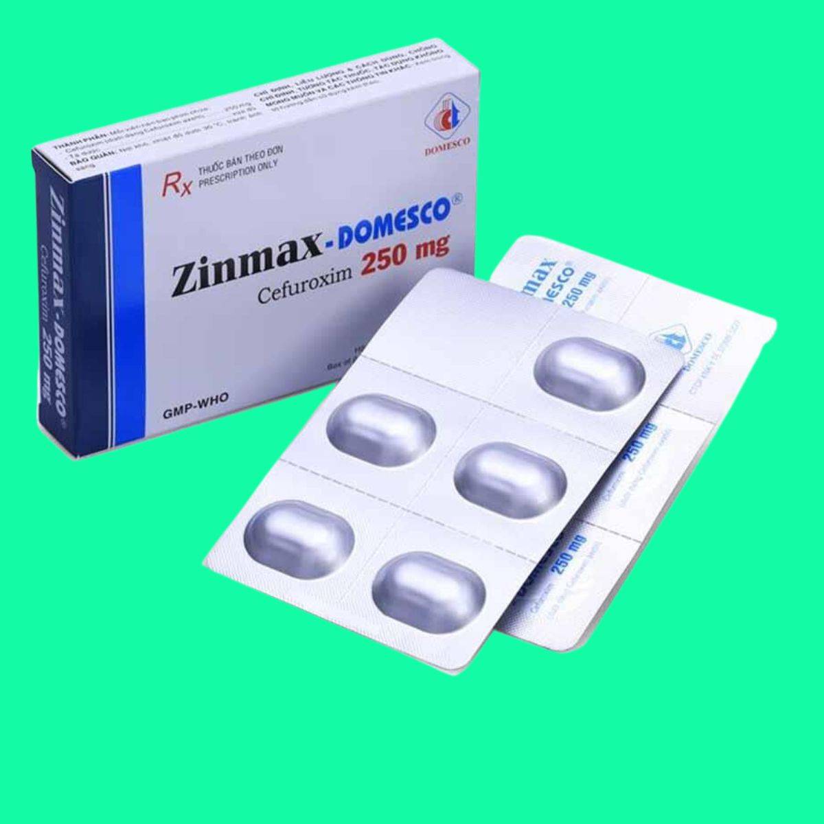 Zinmax-Domesco-250-1 Thuốc Zinmax - Domesco 250mg