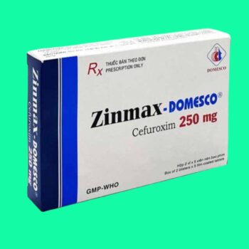 Zinmax Domesco 4 Mặt bên hộp thuốc Zinmax - Domesco 250mg