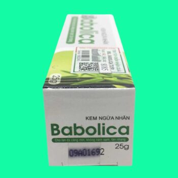 Babolica dạng kem có tác dụng gì?