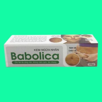Babolica dạng kem có tác dụng gì?