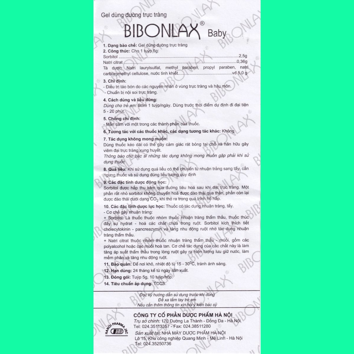 bibonlax-9 Thuốc Bibonlax