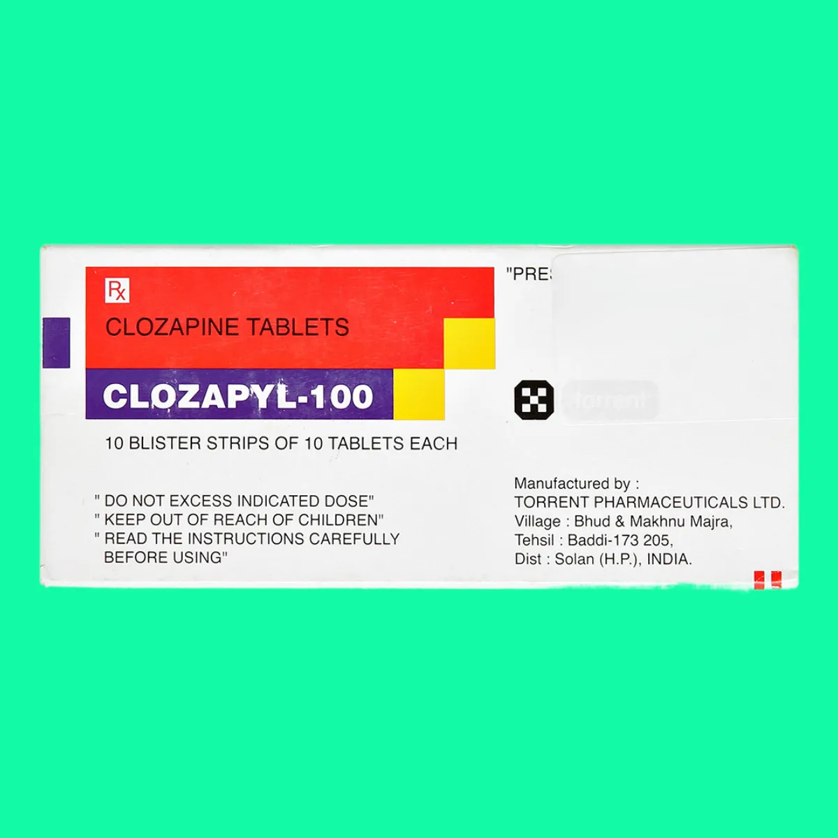 clozapyl-100-7 Thuốc Clozapyl 100