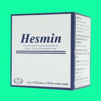 Thuốc Hesmin có tác dụng gì?
