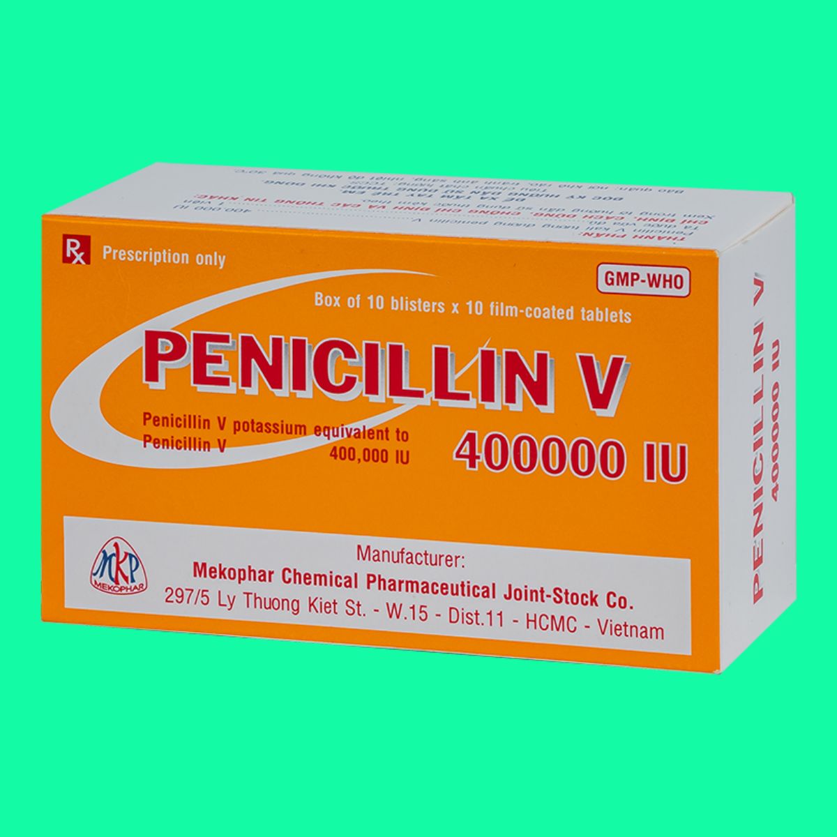 penicillin-v-400000iu (3) Tác dụng của penicillin V Mekophar