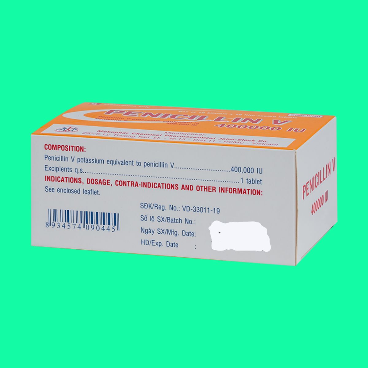 penicillin-v-400000iu (6) Tác dụng của penicillin V Mekophar