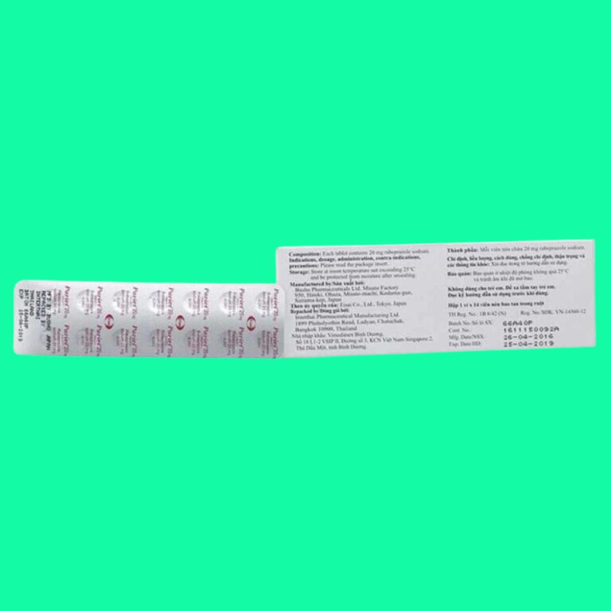 thuoc-pariet-20mg (4) Pariet là thuốc gì?