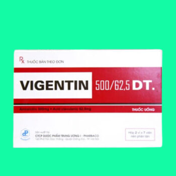 Thuốc Vigentin 500/62,5 DT