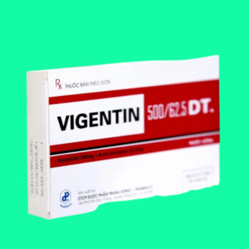 Vigentin 500/62.5 DT 2 Thuốc Vigentin 500/62,5 DT