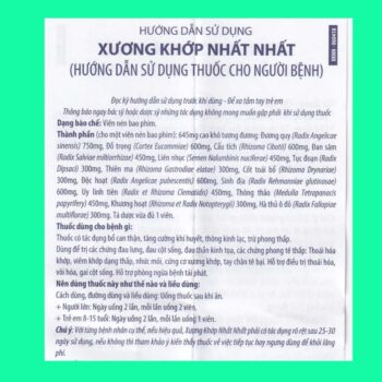 Xương Khớp Nhất Nhất 6 Xương Khớp Nhất Nhất