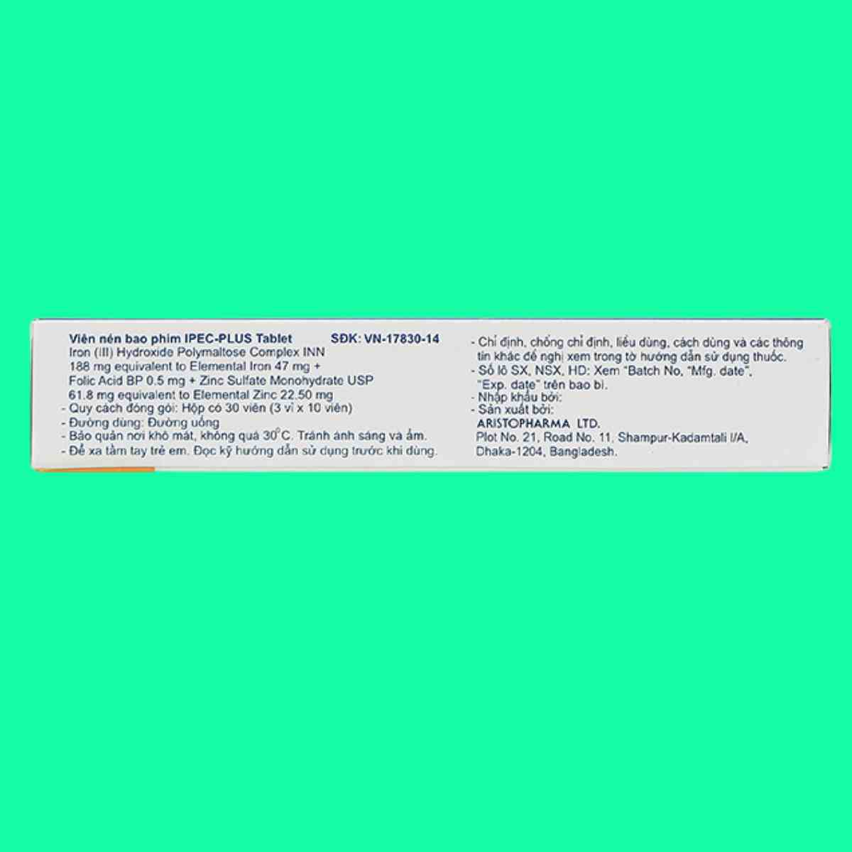 Ipec-Plus tablets Ipec-Plus tablets