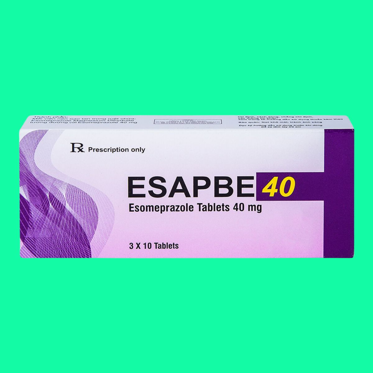 Esapbe 40 (1) Esapbe 40 điều trị loét dạ dày, tá tràng