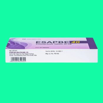 Esapbe 40 1 Esapbe 40 điều trị loét dạ dày, tá tràng