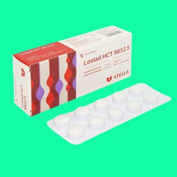 Lostad HCT 50/12.5mg 2 Lostad HCT 50/12.5mg điều trị tăng huyết áp