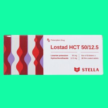 Lostad HCT 50/12.5mg 3 Lostad HCT 50/12.5mg điều trị tăng huyết áp