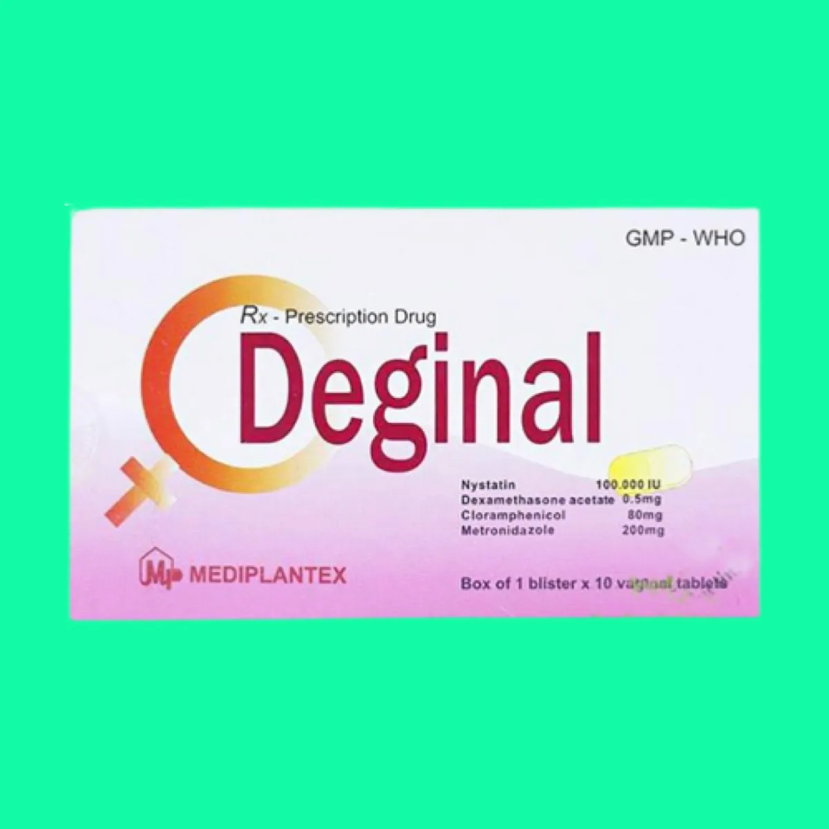 deginal-7 Thuốc đặt Deginal