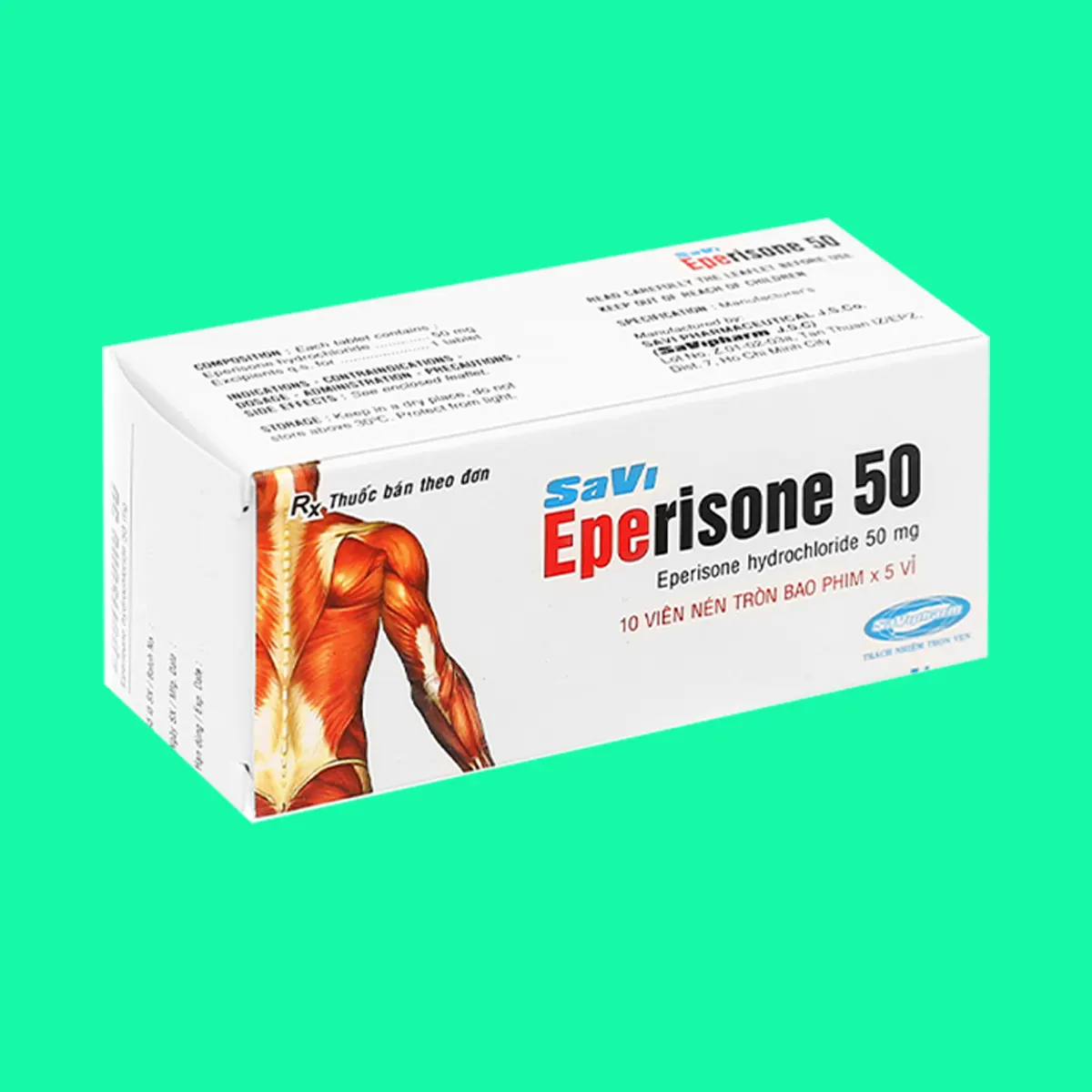 eperisone-50-1 Thuốc Savi Eperisone 50