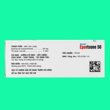 Eperisone 50 8 Thuốc Savi Eperisone 50