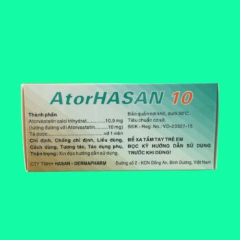 Atorhasan 10 2 thuốc Atorhasan 10