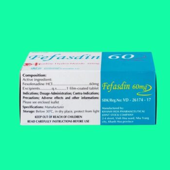 Fefasdin 60 1 thuốc Fefasdin 60