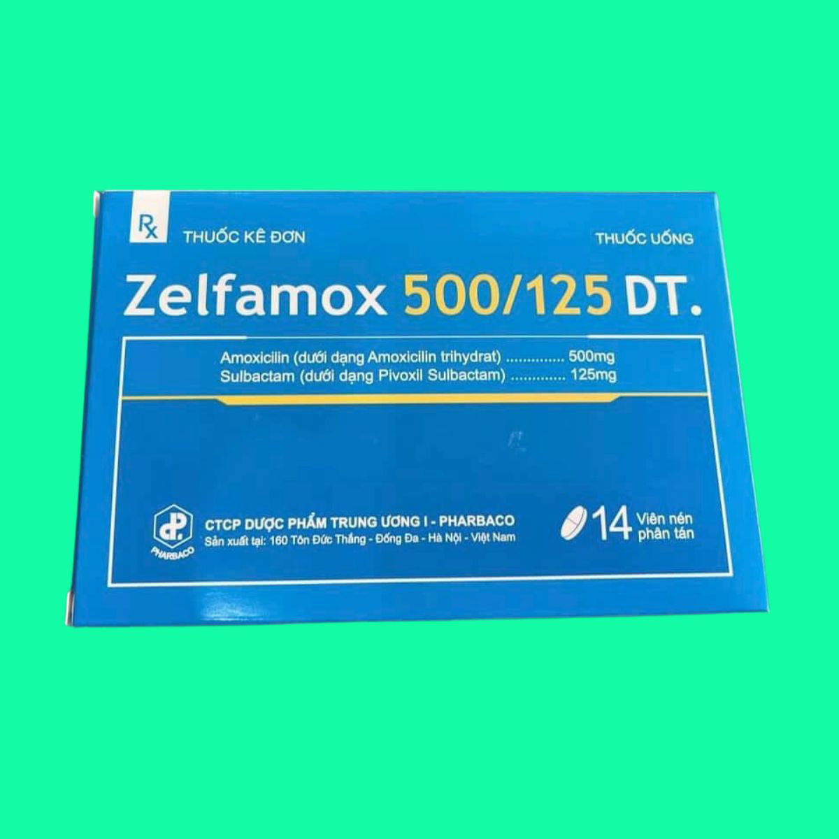 VLINE PHARMA - 1 Thuốc Zelfamox 500/125 DT