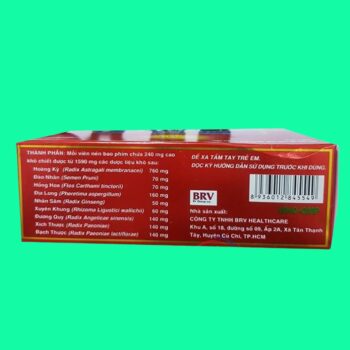 Thuốc Bổ khí thông huyết - BVP có tác dụng gì?