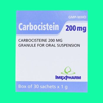 Carbocistein 200mg Imexpharm 2 Thuốc Carbocistein có tác dụng gì?