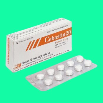 Thuốc Cebastin 20 có tác dụng gì?