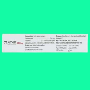 Clopias 6 Thuốc Clatab có tác dụng gì?