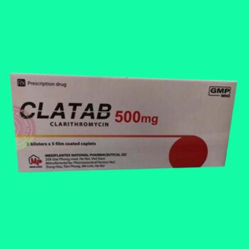 Clatab 500mg (Hộp 2 vỉ) 4 Thuốc Clatab có tác dụng gì?