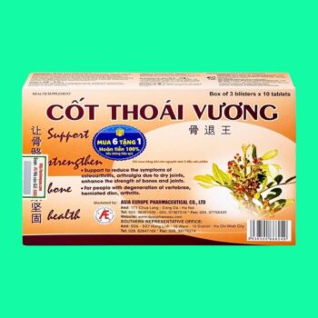 Cốt Thoái Vương có tác dụng gì?