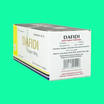 Dafidib 100mg 2 Thuốc Dafidi có tác dụng gì?