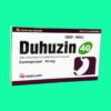 Duhuzin 40mg 8 Thuốc Duhuzin có tác dụng gì?
