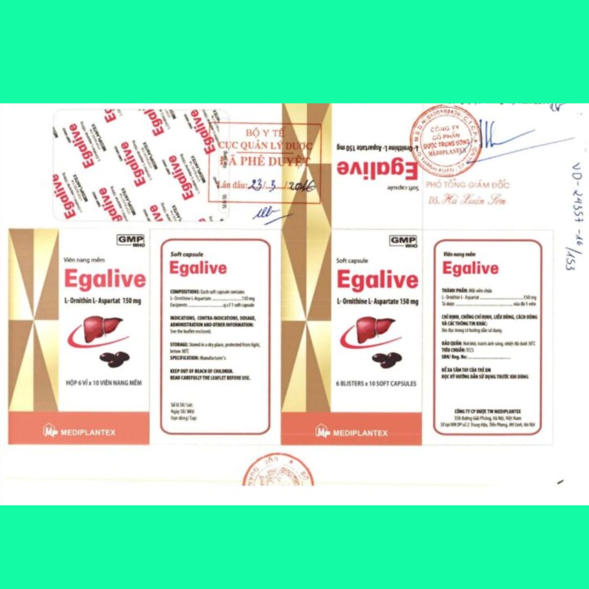 Egalive-150mg (5) Thuốc Egalive có tác dụng gì?