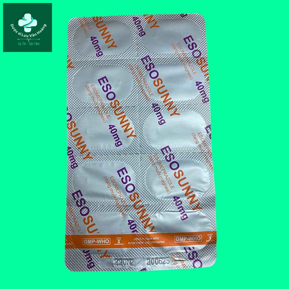 Esosunny 6 Vỉ thuốc Esosunny