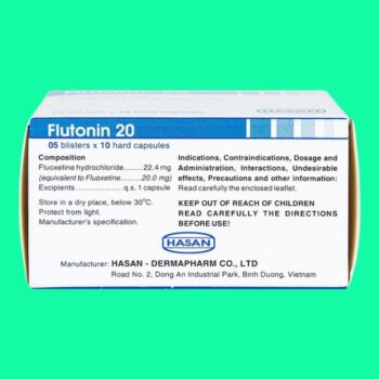 Flutonin 20mg 3 Thuốc Flutonin 20 có tác dụng gì?