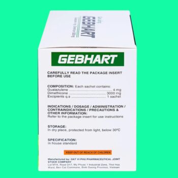 Gebhart chữa đau dạ dày