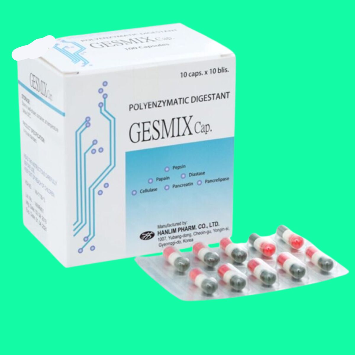 Gesmix-cap (1) Thuốc Gesmix cap có tác dụng gì?