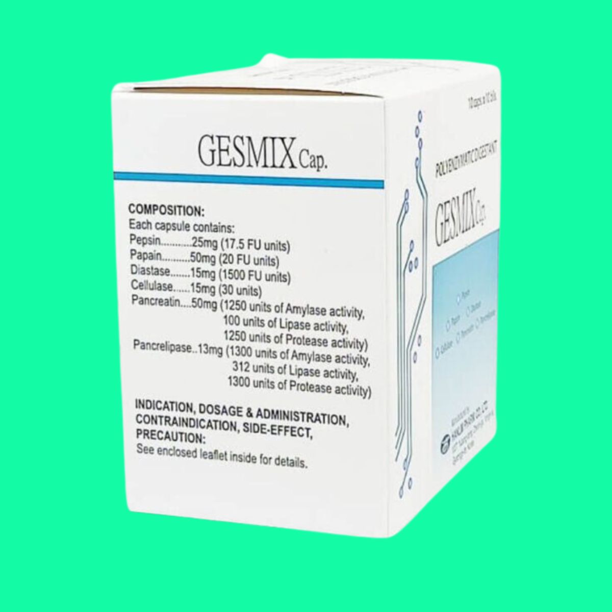 Gesmix-cap (2) Thuốc Gesmix cap có tác dụng gì?