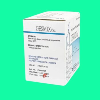 Gesmix cap 4 Thuốc Gesmix cap có tác dụng gì?