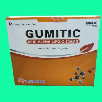 Gumitic 200mg 1 Thuốc Gumitic có tác dụng gì?