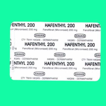 HafenThyl 200mg 10 Thuốc HafenThyl 200 có tác dụng gì?