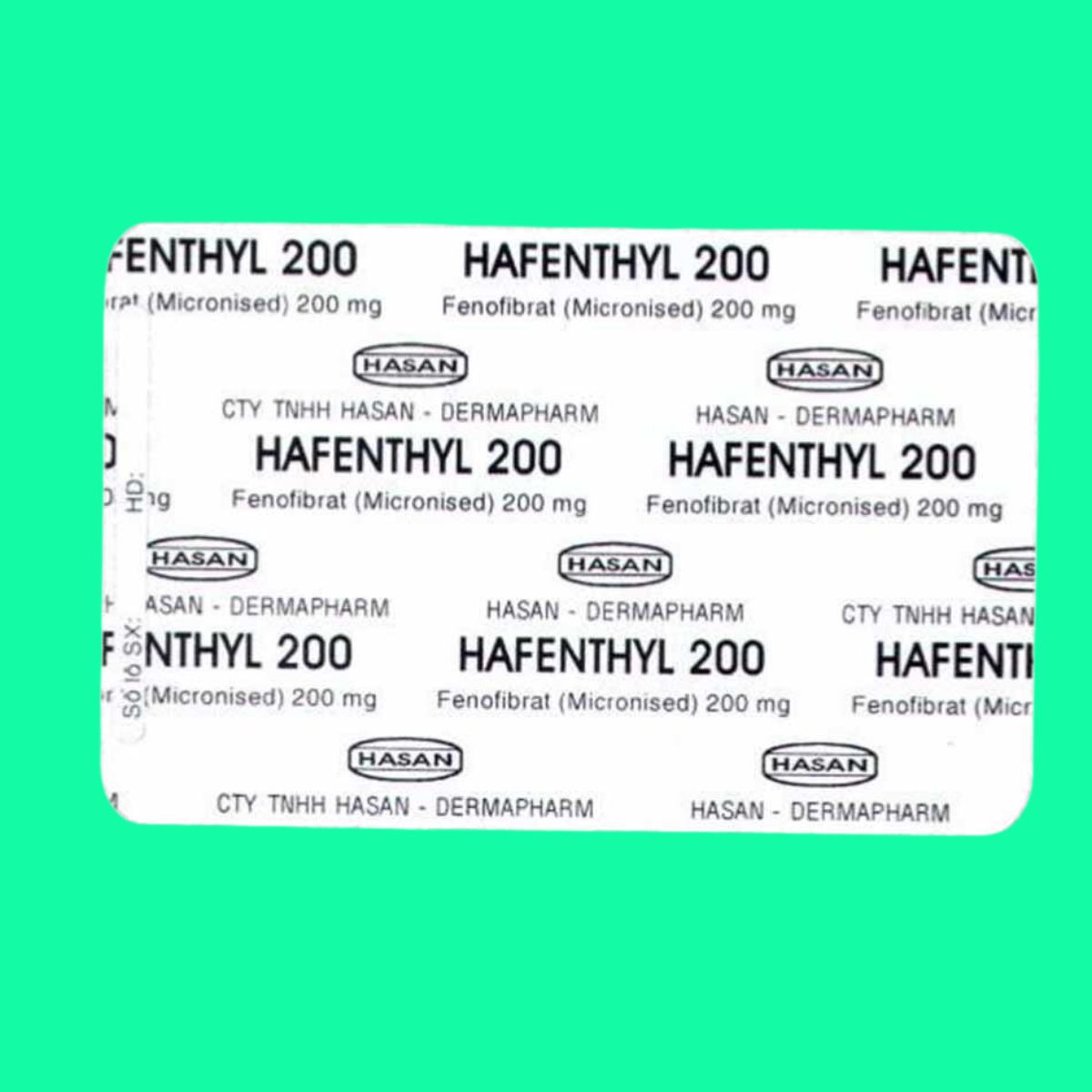 HafenThyl-200 (10) Thuốc HafenThyl 200 có tác dụng gì?