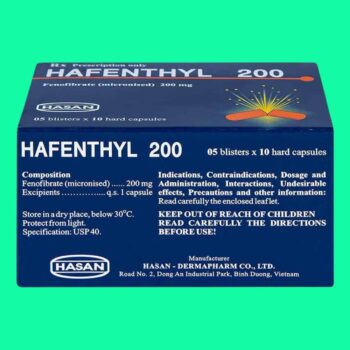 HafenThyl 200mg 6 Thuốc HafenThyl 200 có tác dụng gì?