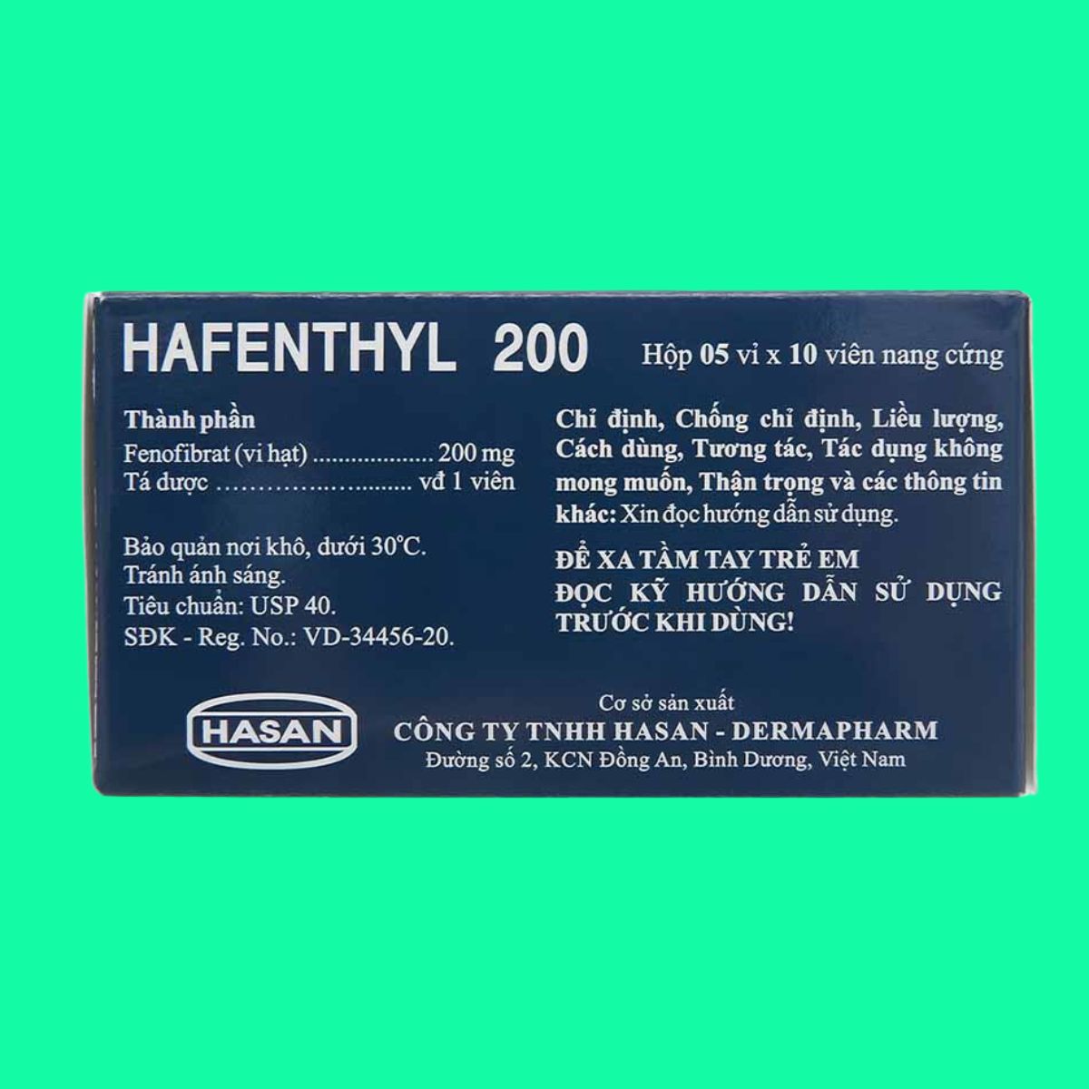 HafenThyl-200 (7) Thuốc HafenThyl 200 có tác dụng gì?
