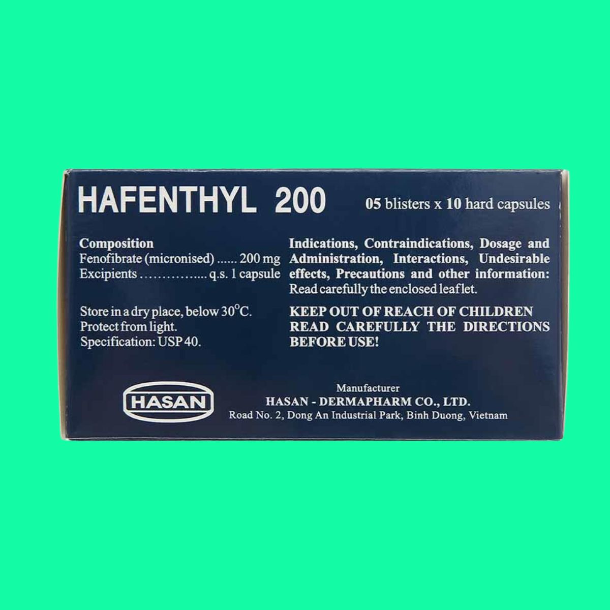 HafenThyl-200 (8) Thuốc HafenThyl 200 có tác dụng gì?