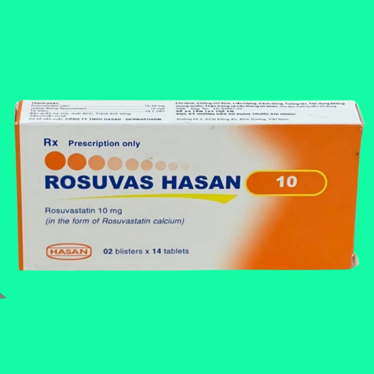 Rosuvas-Hasan-10 (1) Thuốc Rosuvas Hasan 10 có tác dụng gì?