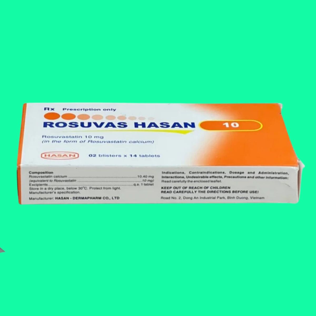 Rosuvas-Hasan-10 (2) Thuốc Rosuvas Hasan 10 có tác dụng gì?